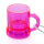 Schnapsglas am Band, Henkelstamper, Pinnchen, 2cl zum Umhängen in PINK