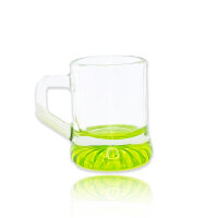 Carlso buntes Schnapsglas mit Henkel, Shotglas, Stamper,...