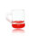 Carlso buntes Schnapsglas mit Henkel, Shotglas, Stamper, 2-3cl, rot