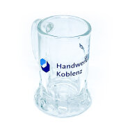 Schnapsglas mit Henkel 30820 bedruckt 4cl, veredelt, mit...